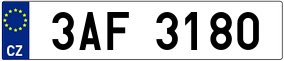 Truck License Plate